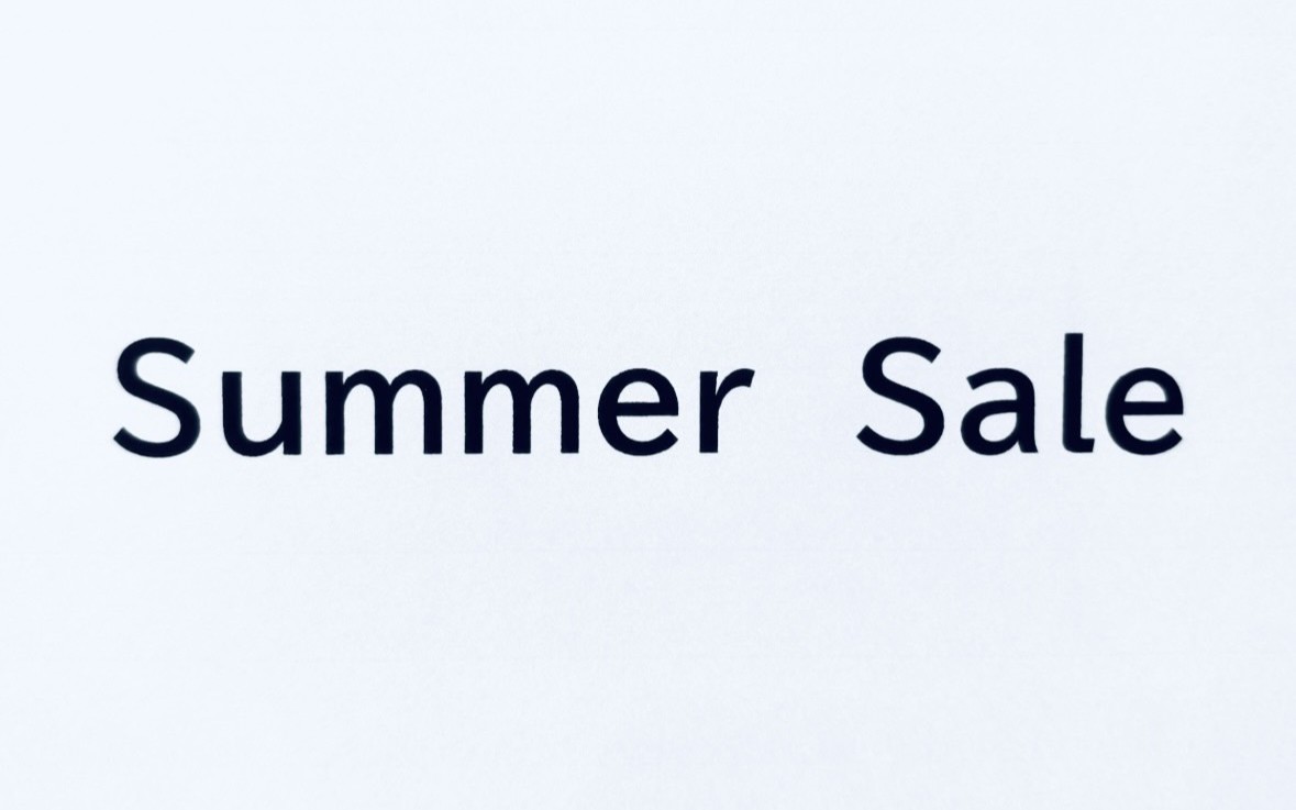 2025 Summer Sale 開催のお知らせ